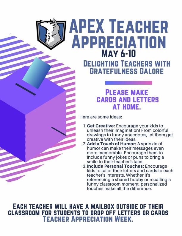 teacher appreciation flyer