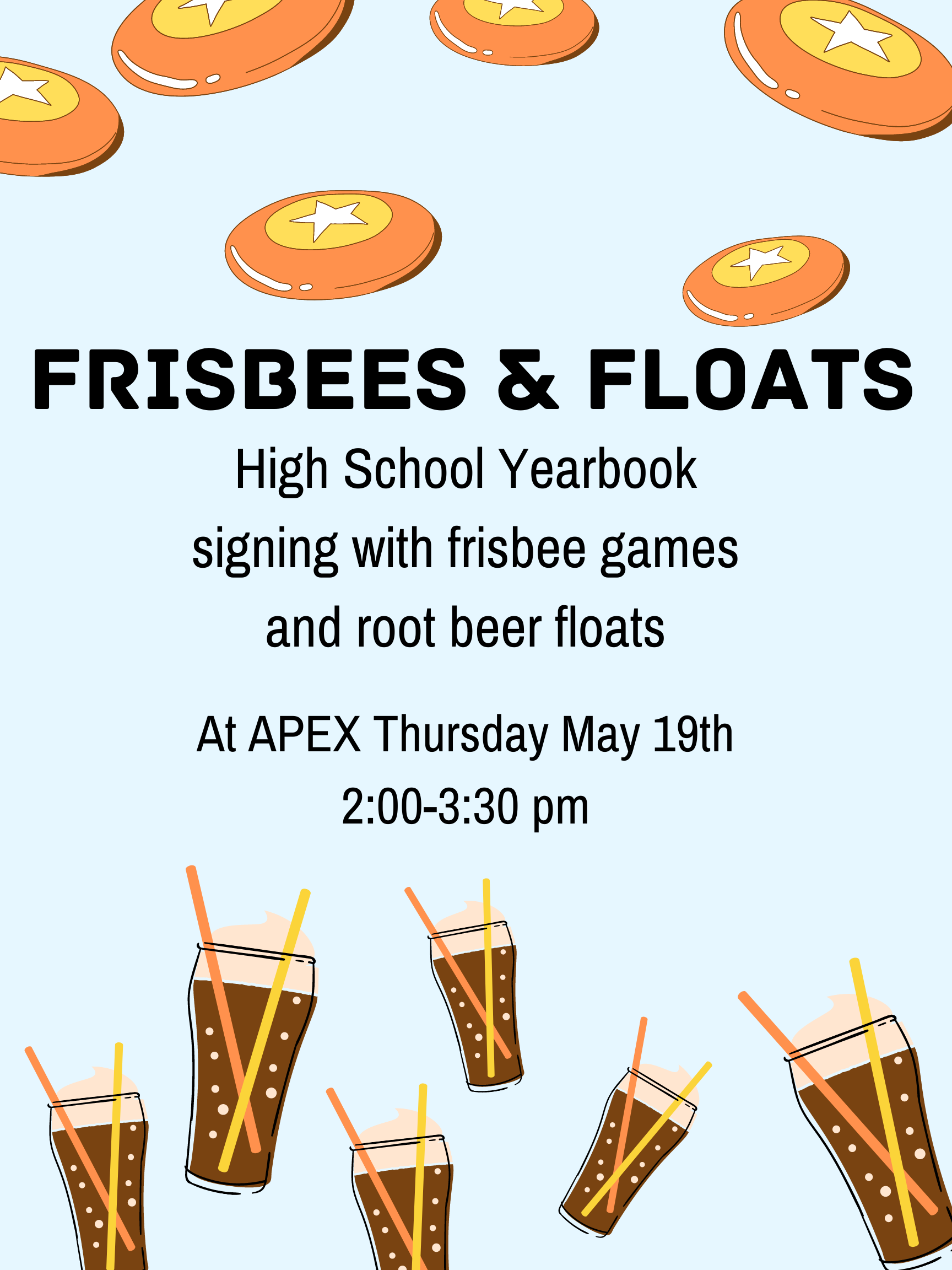 frisbee and float flyer