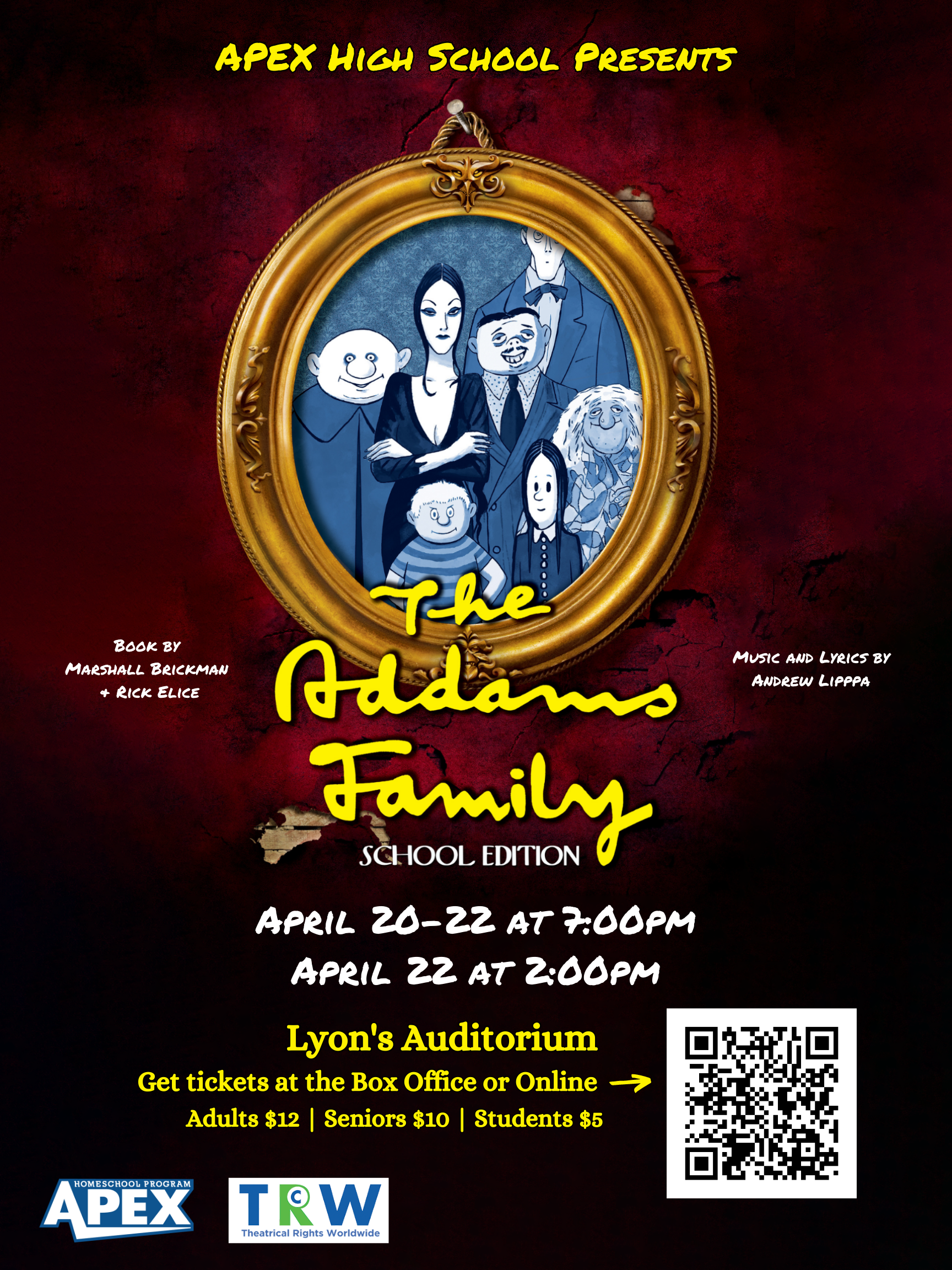 Addams family flyer
